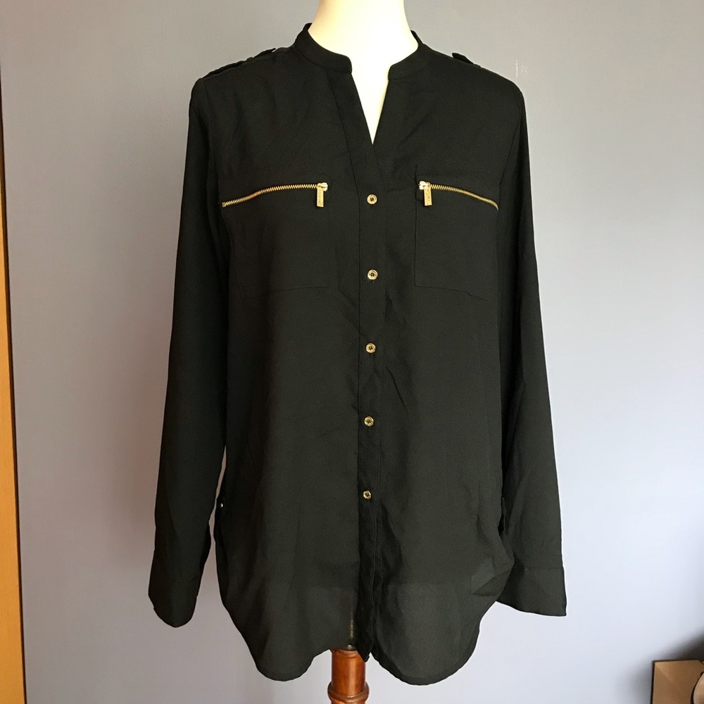 Calvin Klein Black Blouse